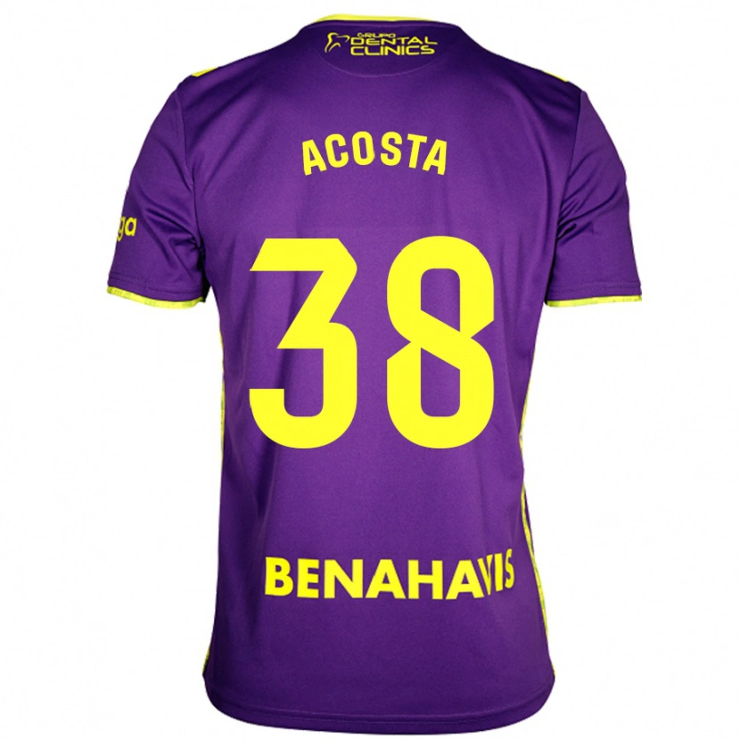 Danxen Kvinnor Judith Acosta #38 Lila Gul Bortatröja Matchtröjor 2024/25 Tröjor T-Tröja