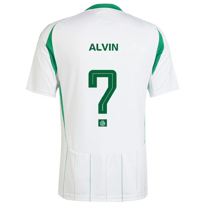Danxen Kvinnor Glenn Alvin #0 Vit Grön Bortatröja Matchtröjor 2024/25 Tröjor T-Tröja