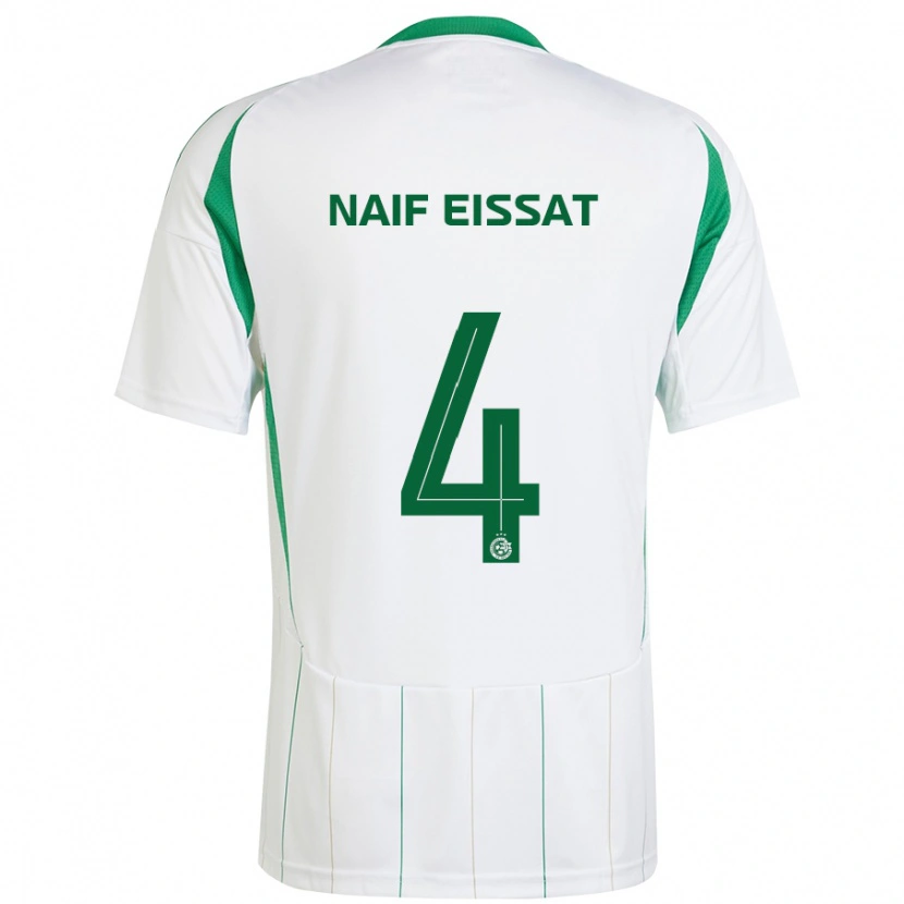 Danxen Kvinnor Lisav Naif Eissat #4 Vit Grön Bortatröja Matchtröjor 2024/25 Tröjor T-Tröja