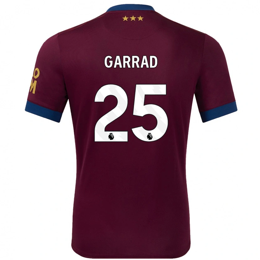 Danxen Kvinnor Grace Garrad #25 Brun Bortatröja Matchtröjor 2024/25 Tröjor T-Tröja