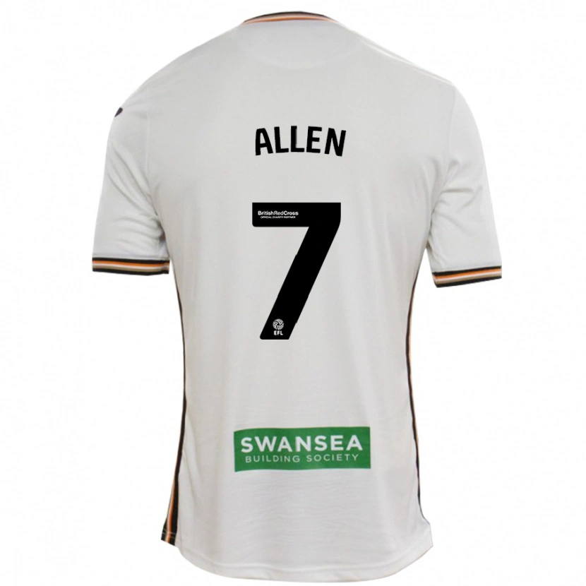 Danxen Barn Joe Allen #7 Vit Hemmatröja Matchtröjor 2024/25 Tröjor T-Tröja