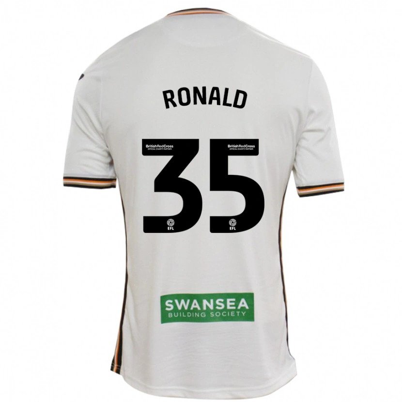 Danxen Barn Ronald #35 Vit Hemmatröja Matchtröjor 2024/25 Tröjor T-Tröja