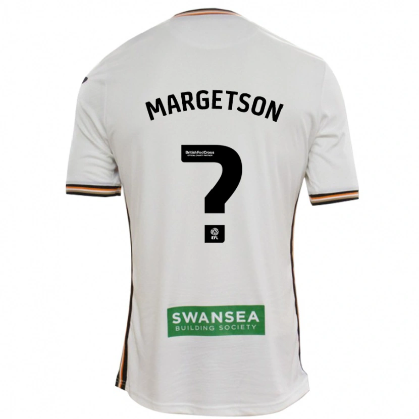 Danxen Barn Kit Margetson #0 Vit Hemmatröja Matchtröjor 2024/25 Tröjor T-Tröja