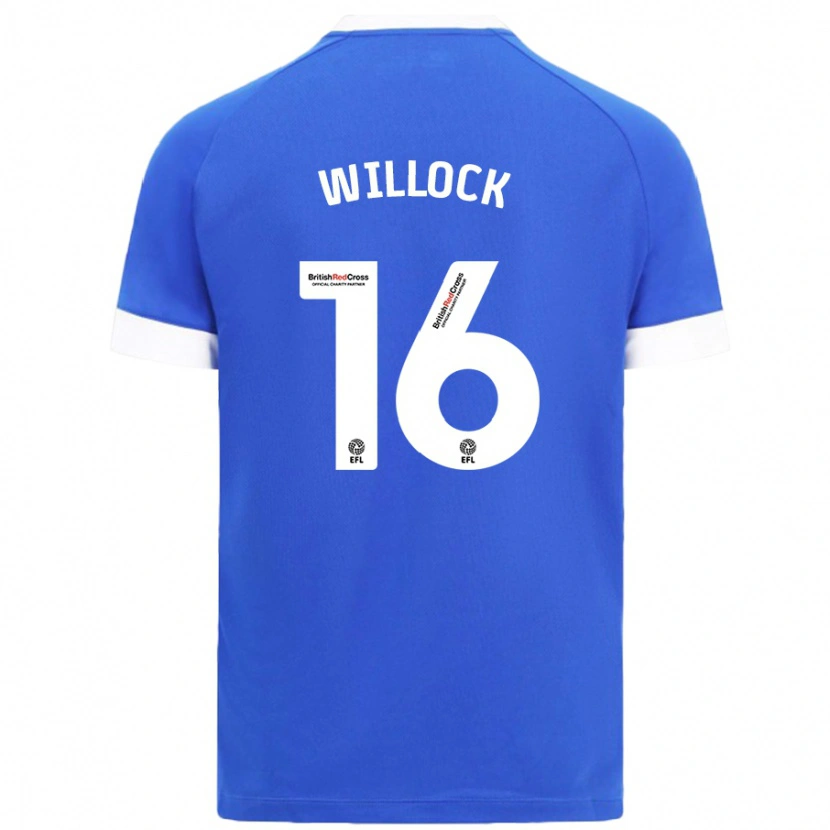 Danxen Barn Chris Willock #16 Himmelsblå Hemmatröja Matchtröjor 2024/25 Tröjor T-Tröja