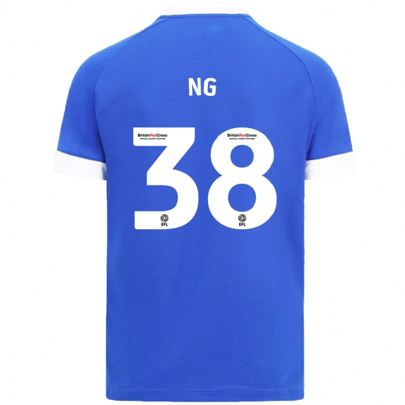 Danxen Barn Perry Ng #38 Himmelsblå Hemmatröja Matchtröjor 2024/25 Tröjor T-Tröja
