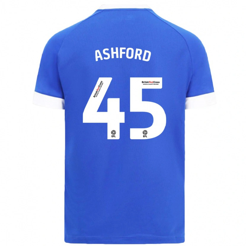 Danxen Barn Cian Ashford #45 Himmelsblå Hemmatröja Matchtröjor 2024/25 Tröjor T-Tröja
