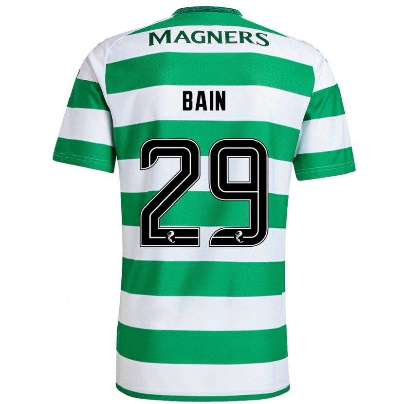Danxen Barn Scott Bain #29 Grön Vit Hemmatröja Matchtröjor 2024/25 Tröjor T-Tröja