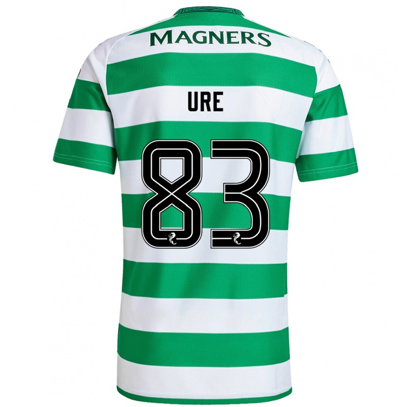 Danxen Barn Kyle Ure #83 Grön Vit Hemmatröja Matchtröjor 2024/25 Tröjor T-Tröja