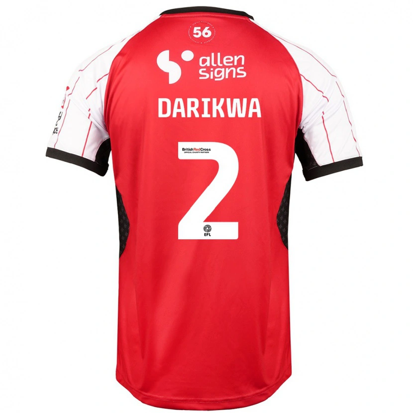 Danxen Barn Tendayi Darikwa #2 Vit Hemmatröja Matchtröjor 2024/25 Tröjor T-Tröja