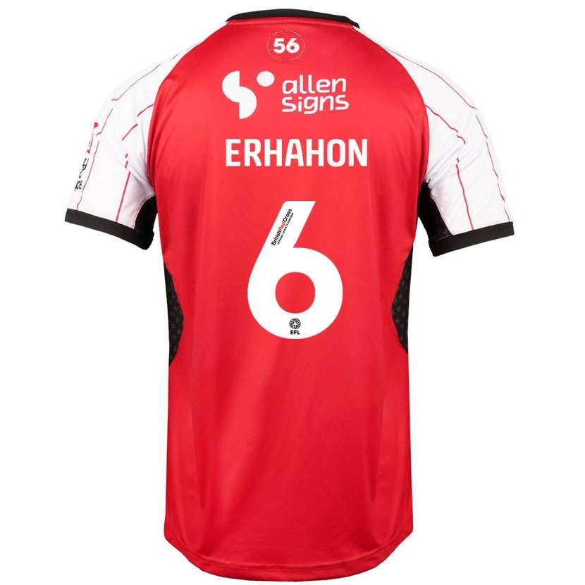 Danxen Barn Ethan Erhahon #6 Vit Hemmatröja Matchtröjor 2024/25 Tröjor T-Tröja