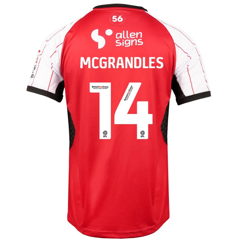Danxen Barn Conor Mcgrandles #14 Vit Hemmatröja Matchtröjor 2024/25 Tröjor T-Tröja