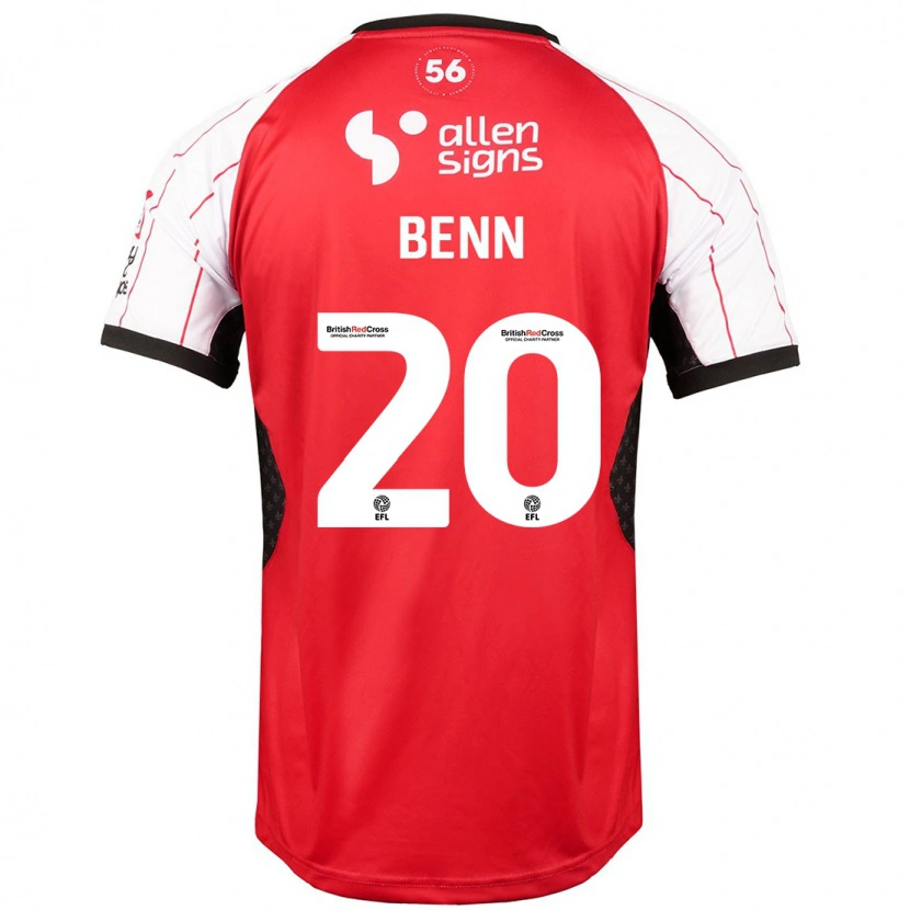 Danxen Barn Jay Benn #20 Vit Hemmatröja Matchtröjor 2024/25 Tröjor T-Tröja