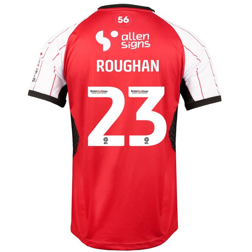 Danxen Barn Sean Roughan #23 Vit Hemmatröja Matchtröjor 2024/25 Tröjor T-Tröja