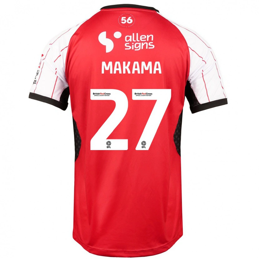 Danxen Barn Jovon Makama #27 Vit Hemmatröja Matchtröjor 2024/25 Tröjor T-Tröja