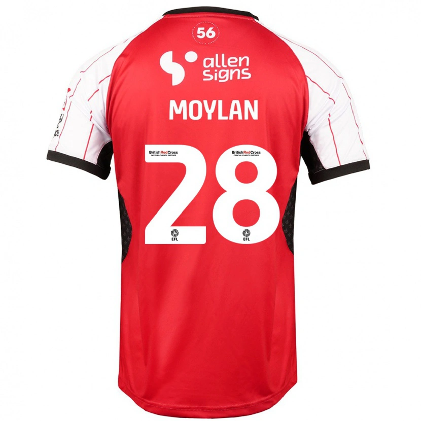 Danxen Barn Jack Moylan #28 Vit Hemmatröja Matchtröjor 2024/25 Tröjor T-Tröja