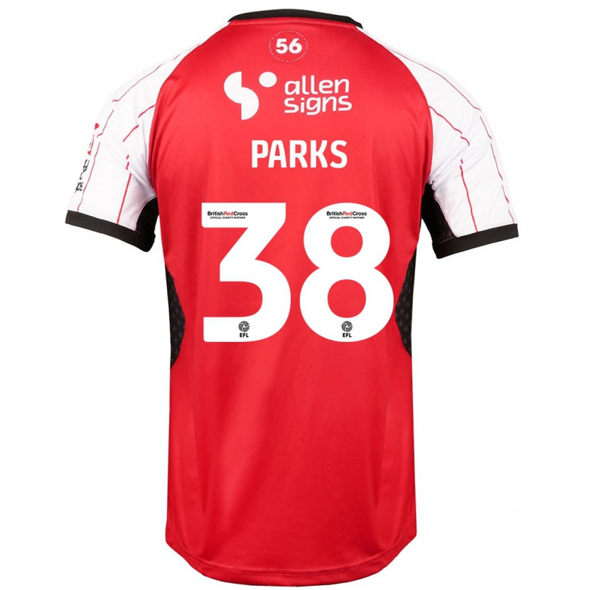 Danxen Barn Charlie Parks #38 Vit Hemmatröja Matchtröjor 2024/25 Tröjor T-Tröja