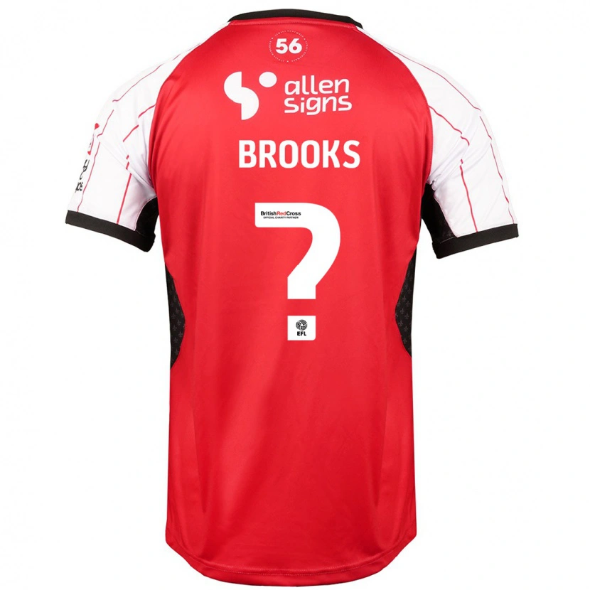 Danxen Barn Billy Brooks #0 Vit Hemmatröja Matchtröjor 2024/25 Tröjor T-Tröja