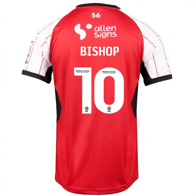 Danxen Barn Teddy Bishop #10 Vit Hemmatröja Matchtröjor 2024/25 Tröjor T-Tröja