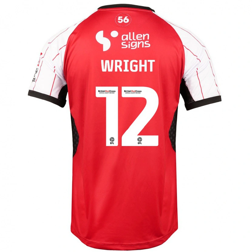 Danxen Barn Jordan Wright #12 Vit Hemmatröja Matchtröjor 2024/25 Tröjor T-Tröja