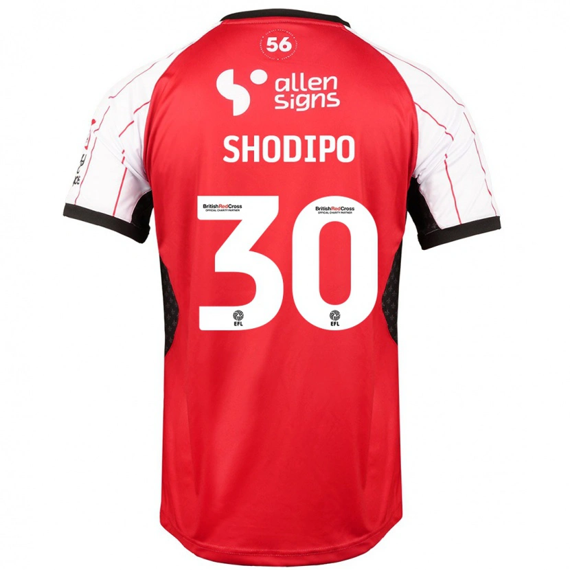 Danxen Barn Olamide Shodipo #30 Vit Hemmatröja Matchtröjor 2024/25 Tröjor T-Tröja