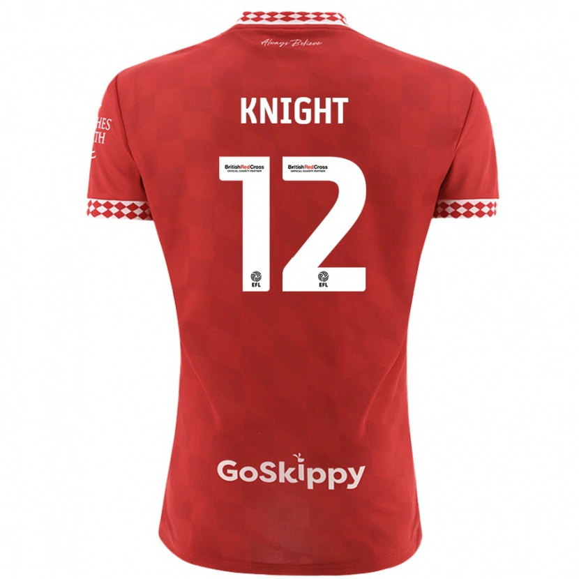 Danxen Barn Jason Knight #12 Röd Hemmatröja Matchtröjor 2024/25 Tröjor T-Tröja