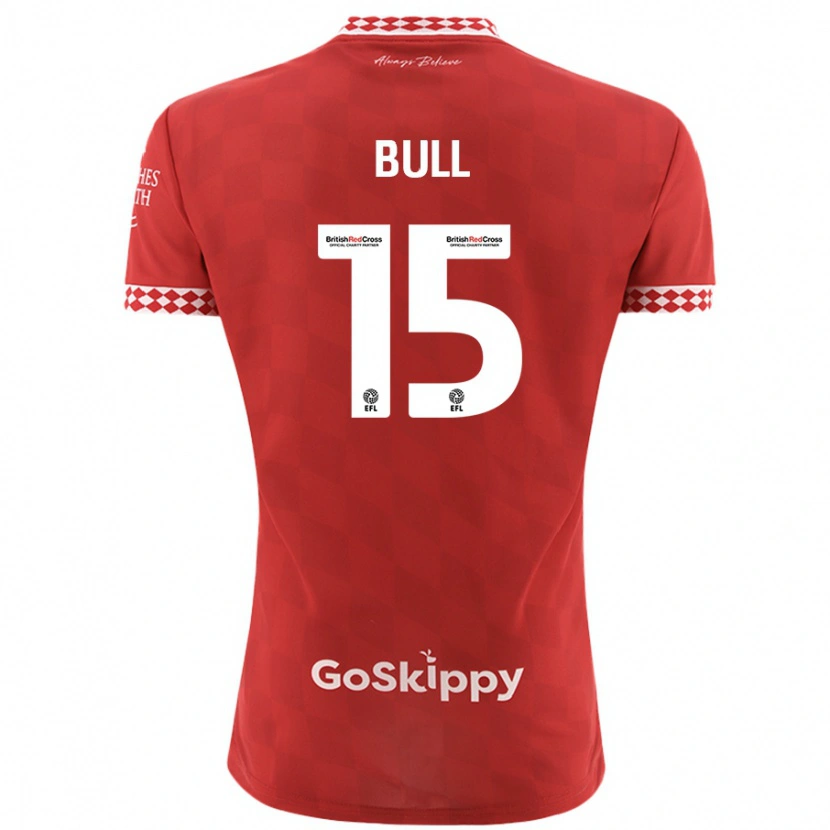 Danxen Barn Jasmine Bull #15 Röd Hemmatröja Matchtröjor 2024/25 Tröjor T-Tröja
