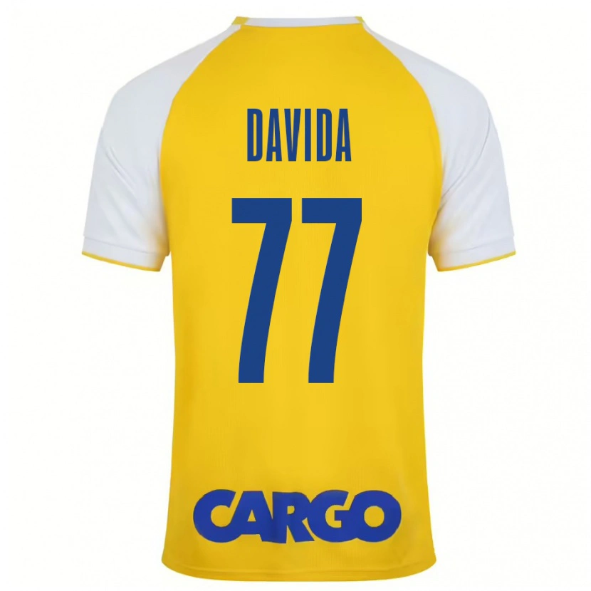 Danxen Barn Osher Davida #77 Gul Vit Hemmatröja Matchtröjor 2024/25 Tröjor T-Tröja
