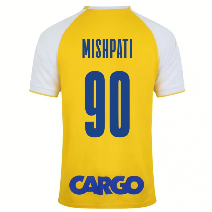 Danxen Barn Roi Mishpati #90 Gul Vit Hemmatröja Matchtröjor 2024/25 Tröjor T-Tröja