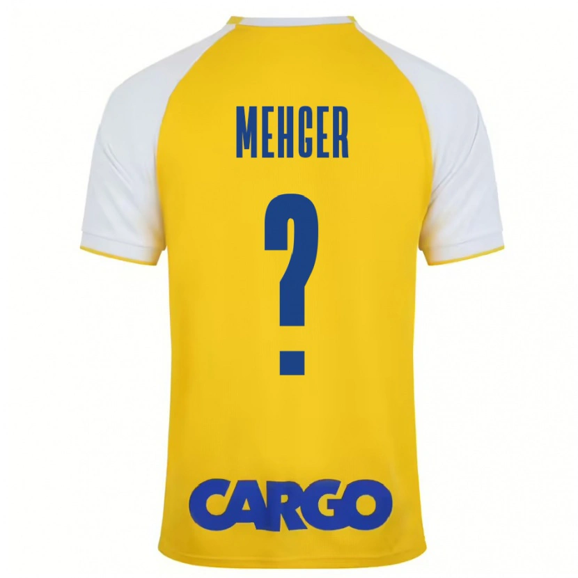 Danxen Barn Itay Mehger #0 Gul Vit Hemmatröja Matchtröjor 2024/25 Tröjor T-Tröja