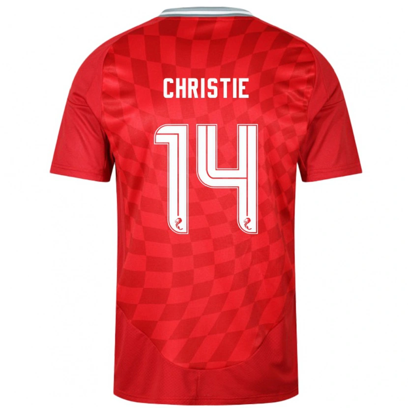 Danxen Barn Mya Christie #14 Röd Hemmatröja Matchtröjor 2024/25 Tröjor T-Tröja