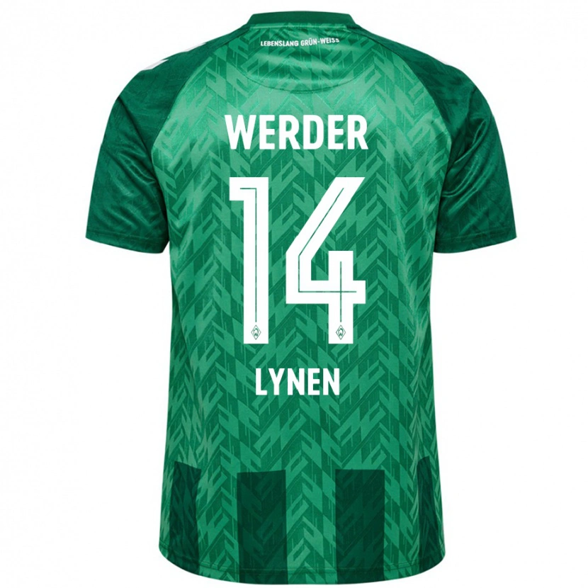Danxen Barn Senne Lynen #14 Grön Hemmatröja Matchtröjor 2024/25 Tröjor T-Tröja