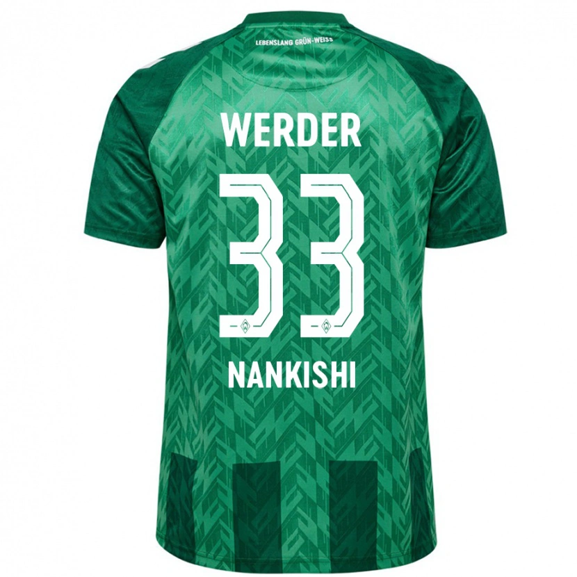 Danxen Barn Abdenego Nankishi #33 Grön Hemmatröja Matchtröjor 2024/25 Tröjor T-Tröja