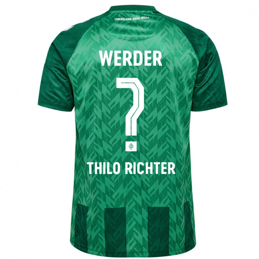 Danxen Barn Jasper Thilo Richter #0 Grön Hemmatröja Matchtröjor 2024/25 Tröjor T-Tröja