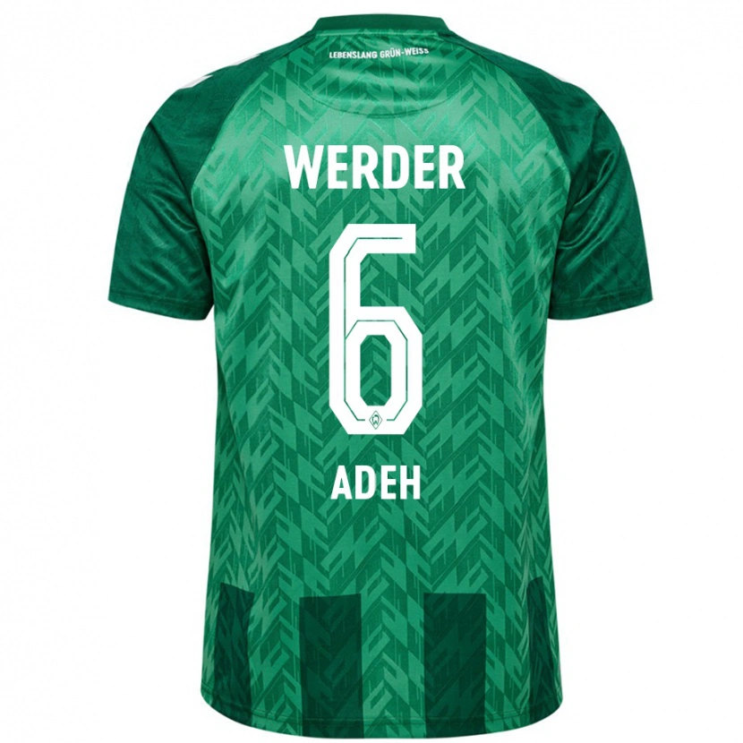 Danxen Barn Wesley Adeh #6 Grön Hemmatröja Matchtröjor 2024/25 Tröjor T-Tröja
