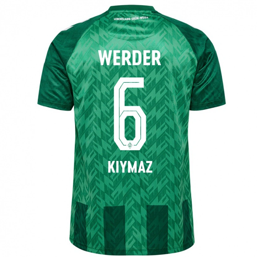 Danxen Barn Anil Kiymaz #6 Grön Hemmatröja Matchtröjor 2024/25 Tröjor T-Tröja