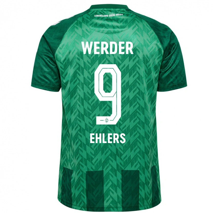 Danxen Barn Jannic Ehlers #9 Grön Hemmatröja Matchtröjor 2024/25 Tröjor T-Tröja