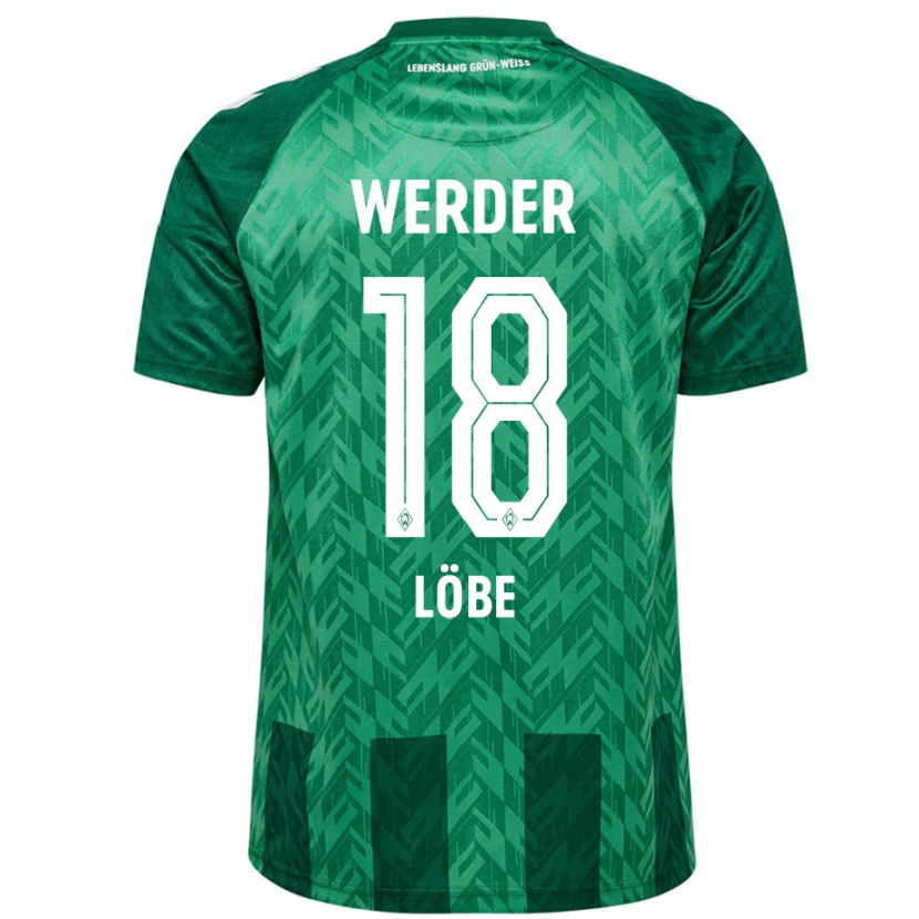 Danxen Barn Jasper Löbe #18 Grön Hemmatröja Matchtröjor 2024/25 Tröjor T-Tröja