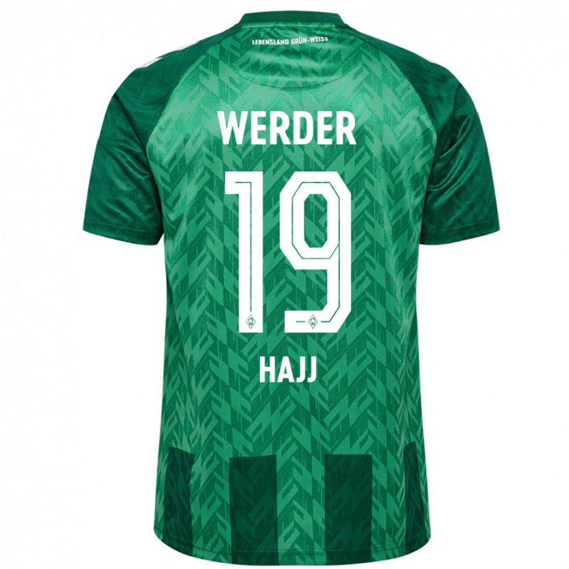 Danxen Barn Hassan Hajj #19 Grön Hemmatröja Matchtröjor 2024/25 Tröjor T-Tröja