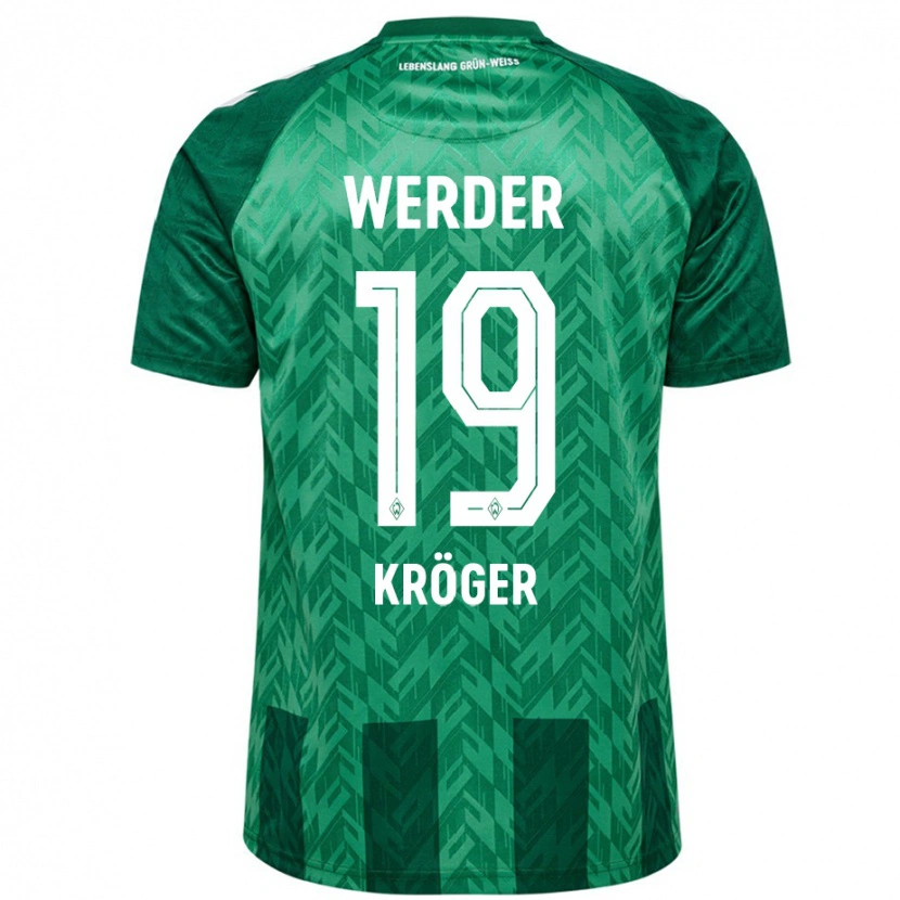 Danxen Barn Moritz Kröger #19 Grön Hemmatröja Matchtröjor 2024/25 Tröjor T-Tröja
