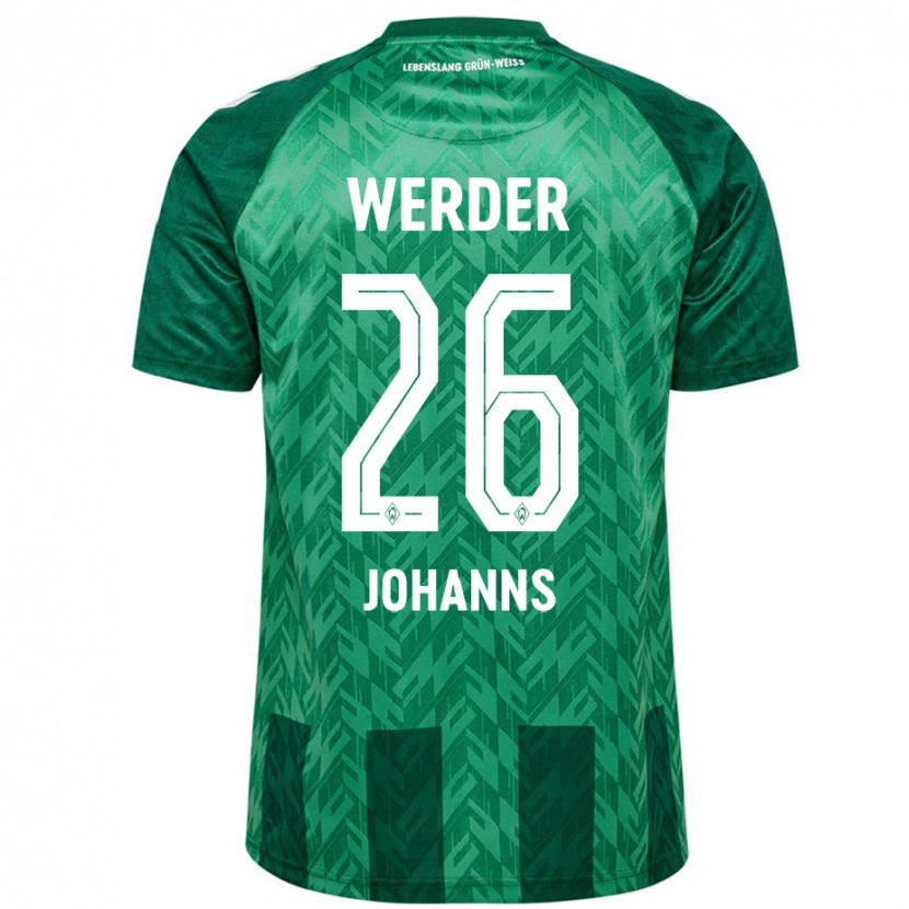 Danxen Barn Lennart Johanns #26 Grön Hemmatröja Matchtröjor 2024/25 Tröjor T-Tröja