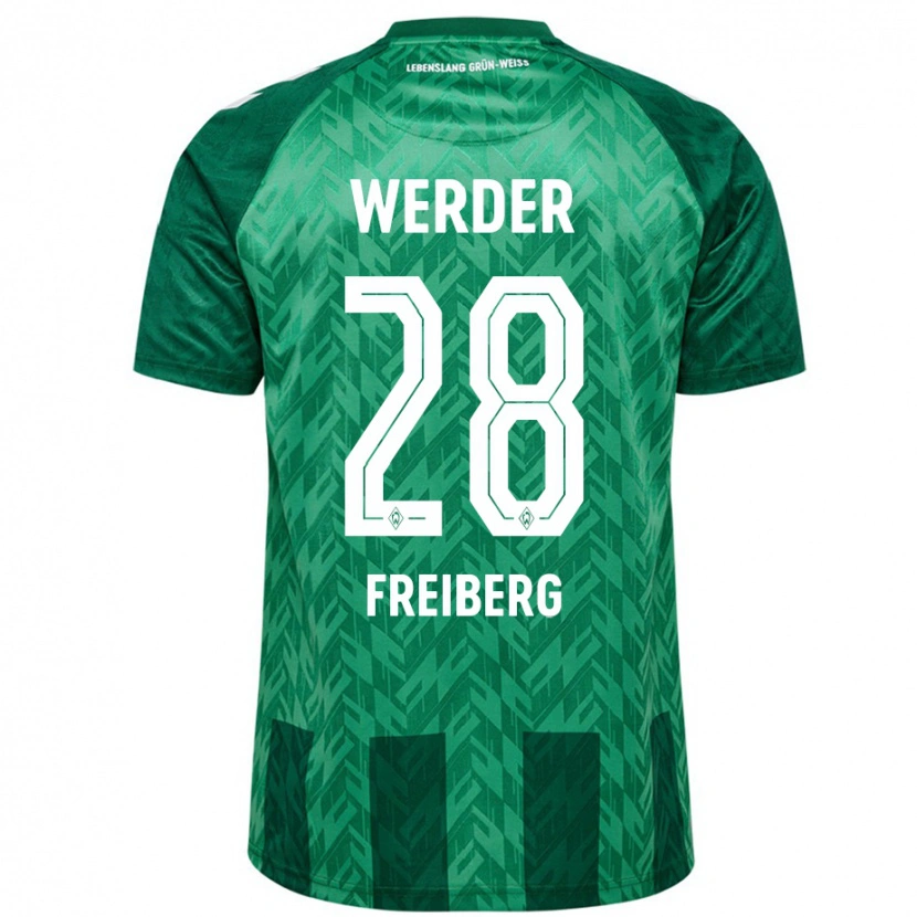 Danxen Barn Piet Freiberg #28 Grön Hemmatröja Matchtröjor 2024/25 Tröjor T-Tröja
