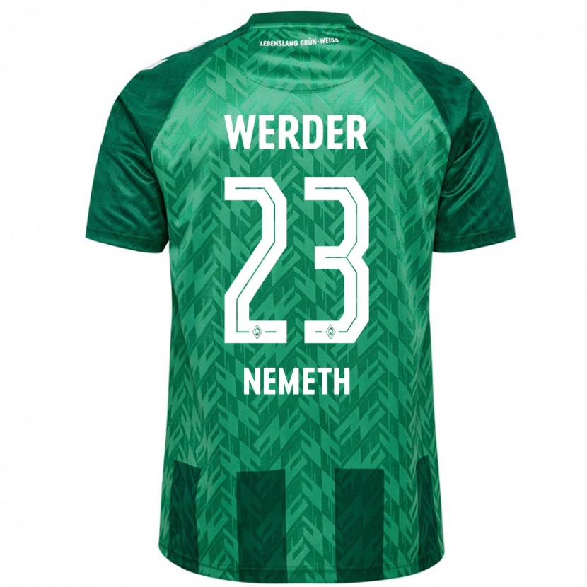 Danxen Barn Hanna Németh #23 Grön Hemmatröja Matchtröjor 2024/25 Tröjor T-Tröja