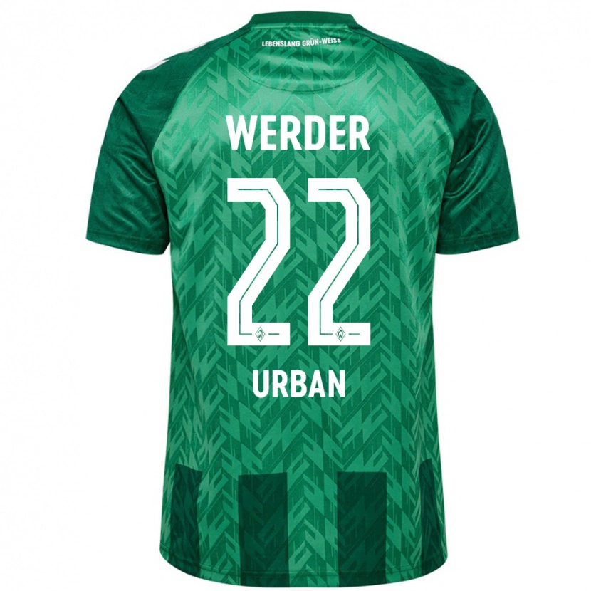 Danxen Barn Linus Urban #22 Grön Hemmatröja Matchtröjor 2024/25 Tröjor T-Tröja