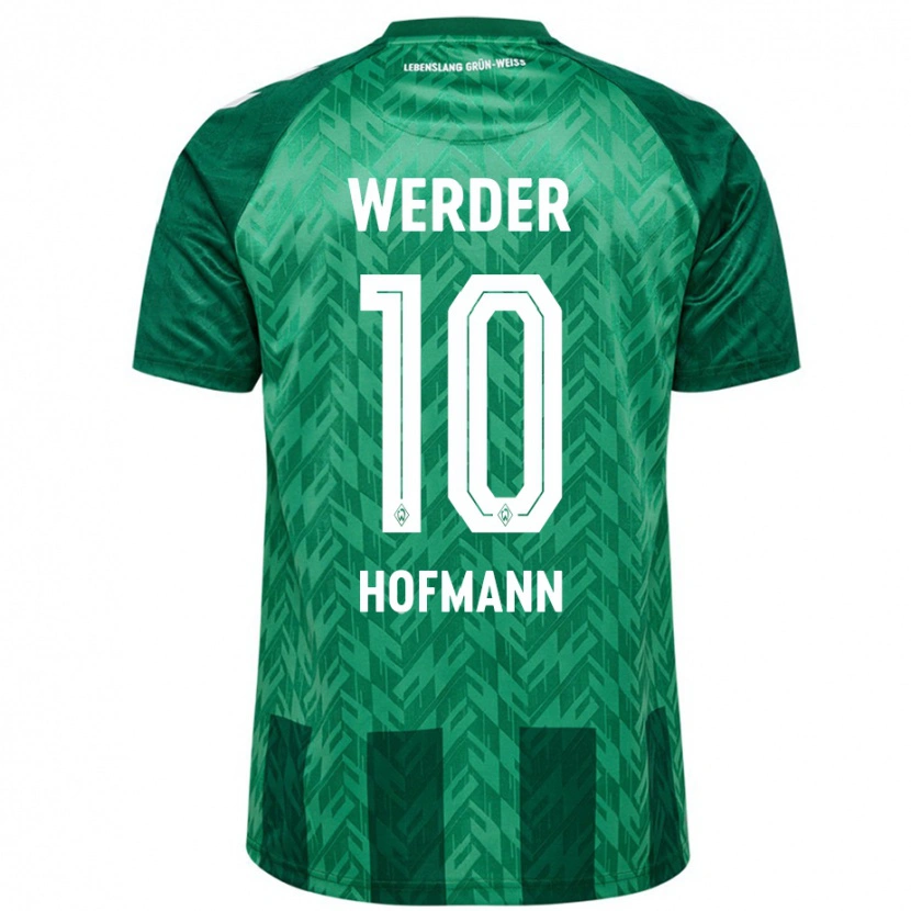 Danxen Barn Justin Hofmann #10 Grön Hemmatröja Matchtröjor 2024/25 Tröjor T-Tröja