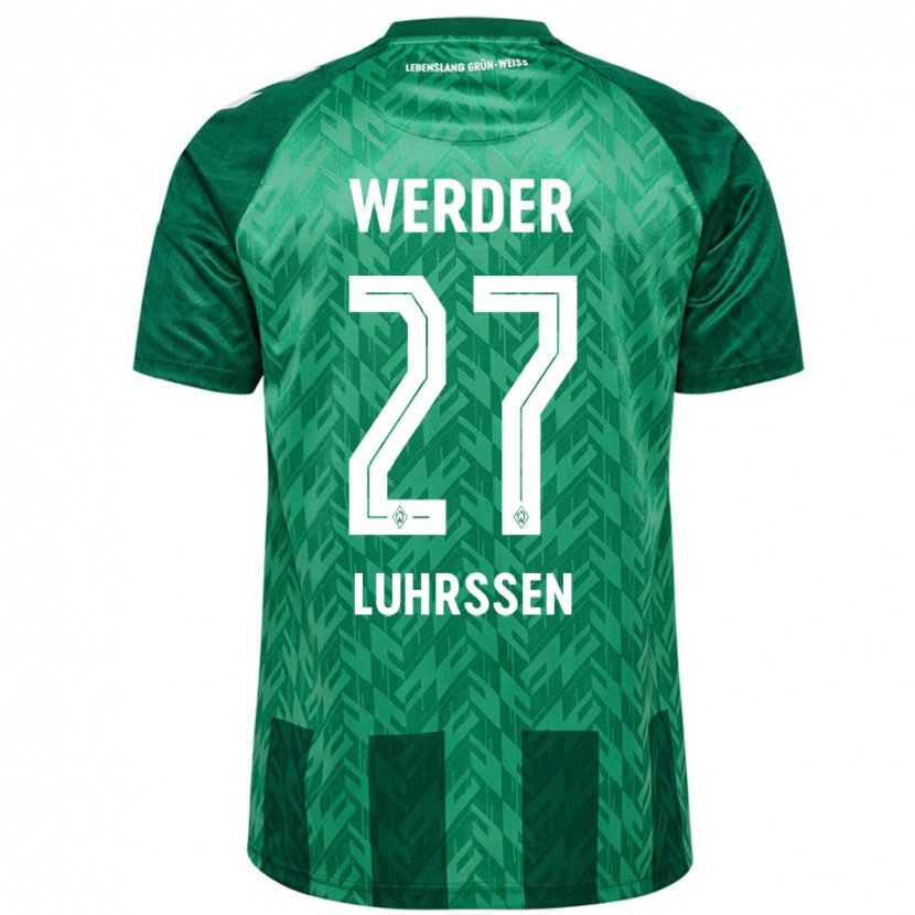 Danxen Barn Nina Luhrssen #27 Grön Hemmatröja Matchtröjor 2024/25 Tröjor T-Tröja
