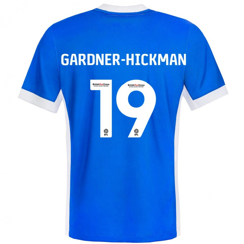 Danxen Barn Taylor Gardner-Hickman #19 Blå Vit Hemmatröja Matchtröjor 2024/25 Tröjor T-Tröja