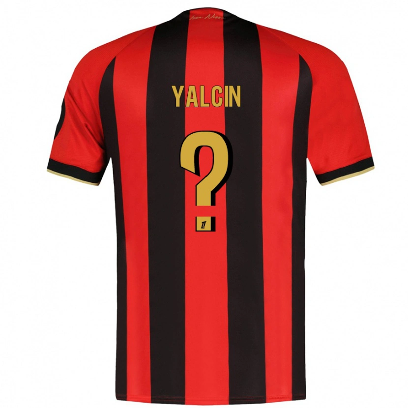 Danxen Barn Noah Yalcin #0 Röd Svart Hemmatröja Matchtröjor 2024/25 Tröjor T-Tröja