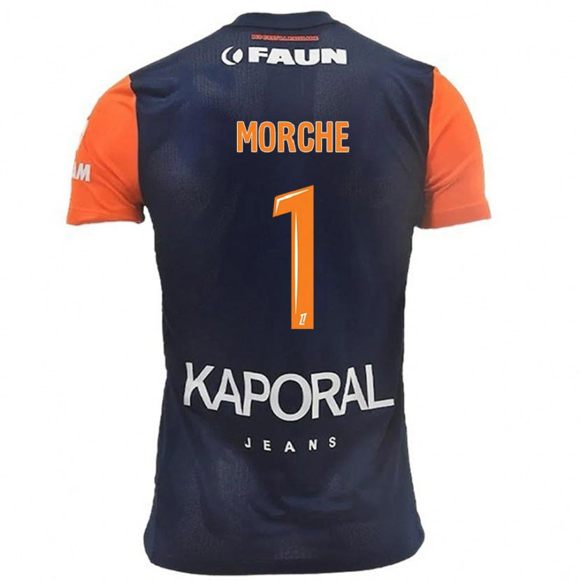 Danxen Barn Cosette Morché #1 Marinblå Orange Hemmatröja Matchtröjor 2024/25 Tröjor T-Tröja