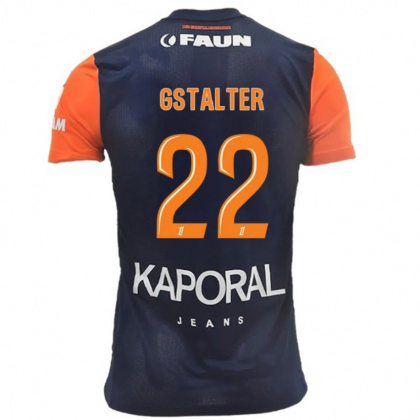 Danxen Barn Lola Gstalter #22 Marinblå Orange Hemmatröja Matchtröjor 2024/25 Tröjor T-Tröja