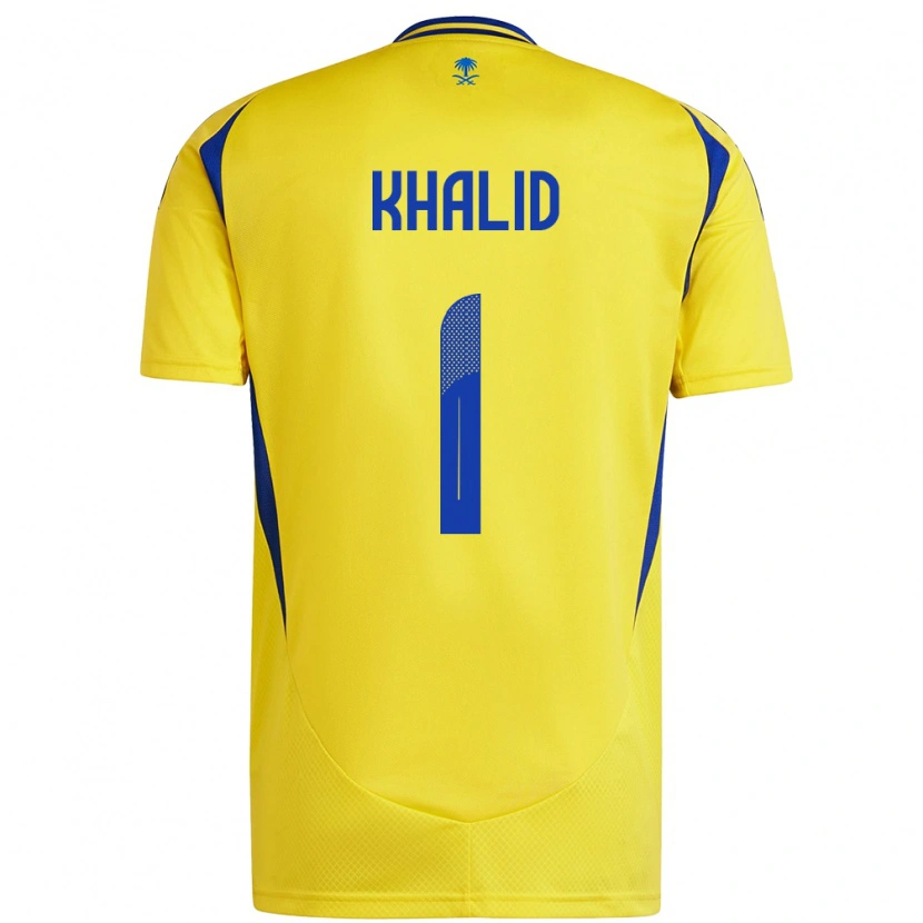 Danxen Barn Sara Khalid #1 Gul Blå Hemmatröja Matchtröjor 2024/25 Tröjor T-Tröja